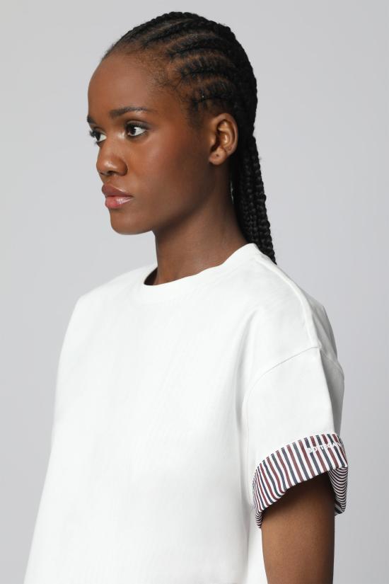  보테가베네타 폴로 티셔츠 753811 WHITE - BOTTEGA VENETA
