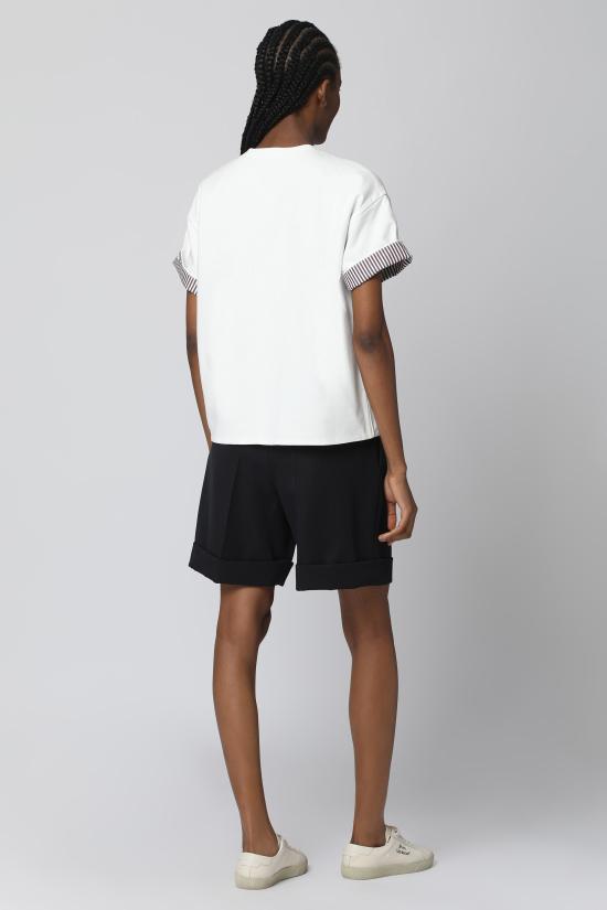  보테가베네타 폴로 티셔츠 753811 WHITE - BOTTEGA VENETA