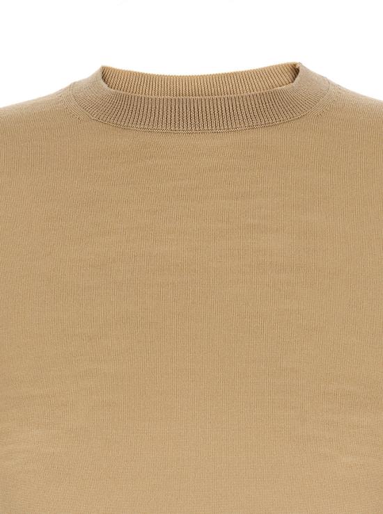 25FW 막스마라 GERICO 버진울 반소매 니트 탑 2521366161600 BEIGE - MAX MARA