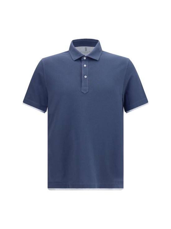 26SS 브루넬로 쿠치넬리 탑 ME8543966 BLUE - BRUNELLO CUCINELLI