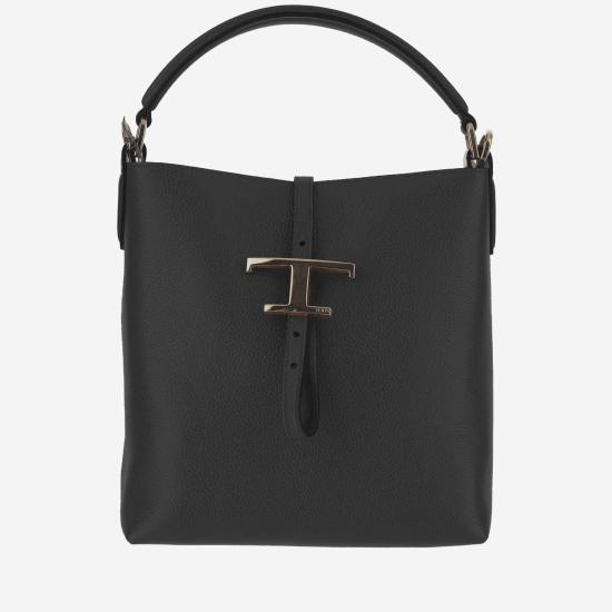 25FW 토즈 T 타임리스 버킷 백 미니 XBWTSEK0100XSO BLACK - TODS