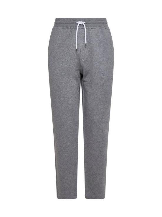 26FW 브루넬로 쿠치넬리 코튼 블렌드 트레이닝 팬츠 MM8313243G C1253 GRAY