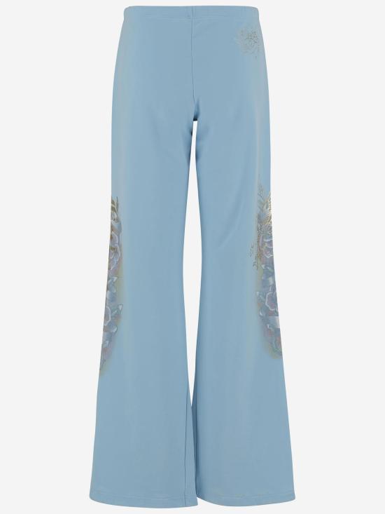  발렌시아가 태키 타투 플레어 스웨트팬츠 806207 BLUE - BALENCIAGA