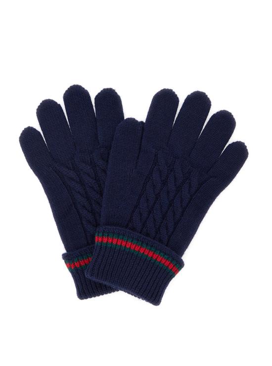 25FW 구찌 장갑 8321074K206 BLUE - GUCCI