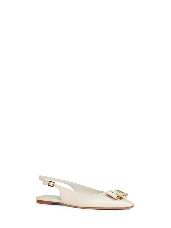 26SS 살바토레 페라가모 플랫 슈즈 01K914ZELMY790607 IVORY - SALVATORE FERRAGAMO