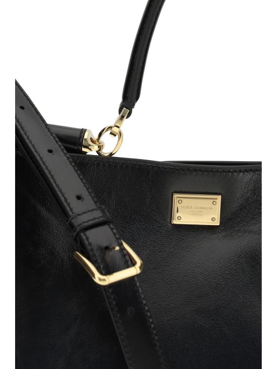 26SS 돌체앤가바나 Medium Vittoria calfskin 핸드백 BB7896AZ000 BLACK - DOLCE & GABBANA
