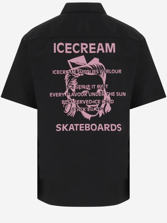 26FW 아이스크림 탑 ICSH26222 BLACK - ICECREAM