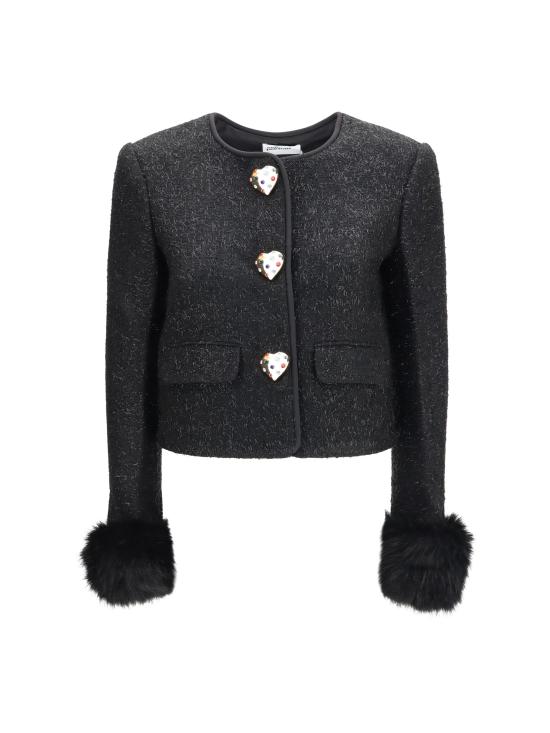 26FW 셀프 포트레이트 자켓 AW26131JB BLACK - SELF PORTRAIT