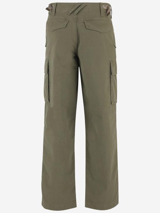 26SS 버버리 코튼 카고 트라우저 8116438 GREEN - BURBERRY