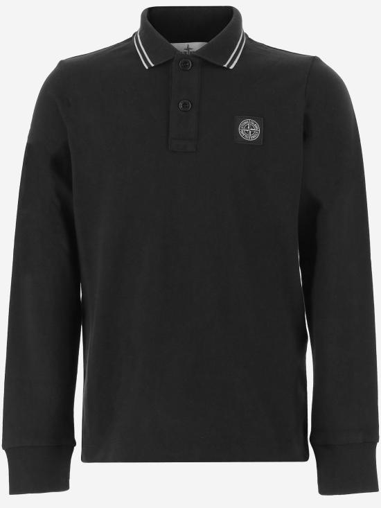 25FW 스톤 아일랜드 탑 2200002 BLACK - STONE ISLAND
