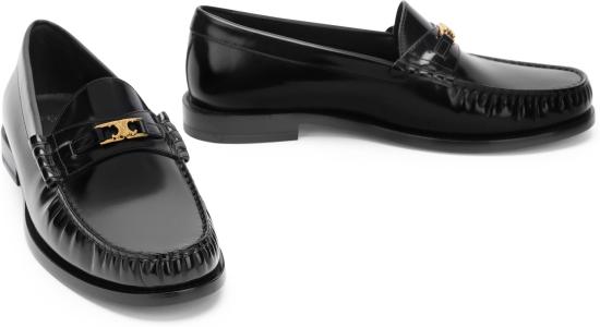 25FW 셀린느 폴리쉬드 불 루코 트리옹프 로퍼 334773602C BLACK - CELINE