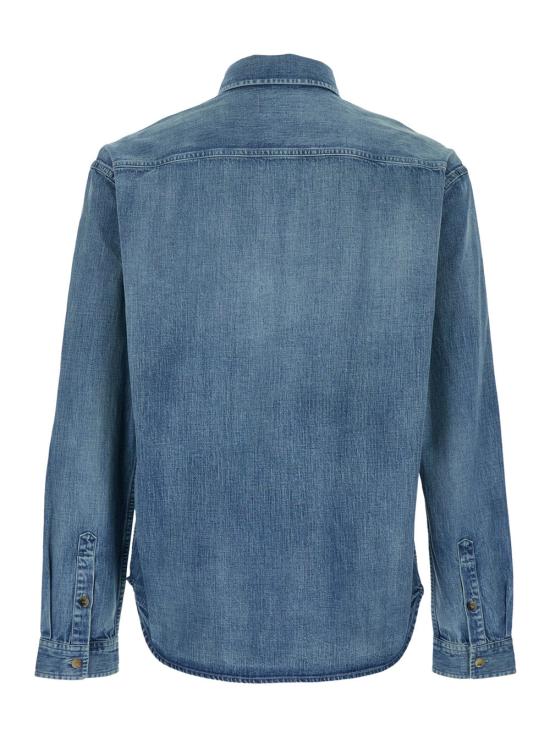 26SS 생로랑 셔츠 823437 BLUE