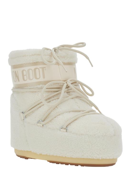 26FW 문부츠 아이콘 나일론 로우 부츠 80D1409700 WHITE - MOON BOOT