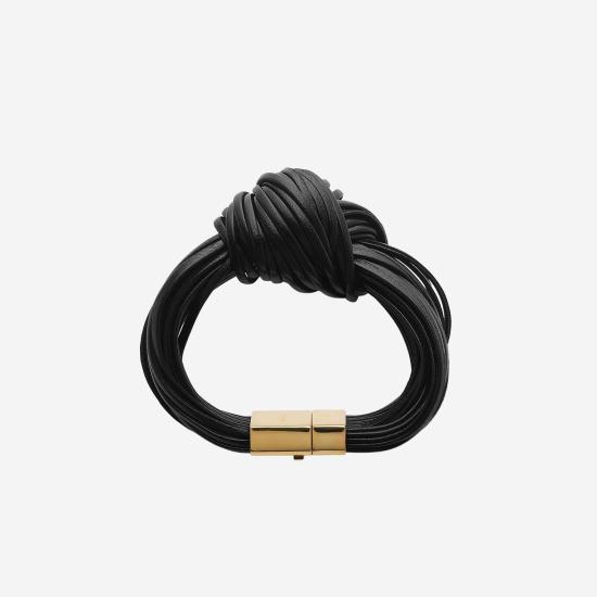  보테가베네타 팔찌 857356 BLACK - BOTTEGA VENETA
