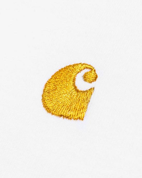 26FW 칼하트 WIP 숏슬리브 체이스 티셔츠 I026391 WHITE - CARHARTT WIP