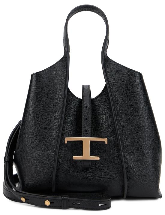  토즈 T 타임리스 미니 토트백 XBWTSBA9100 BLACK - TODS