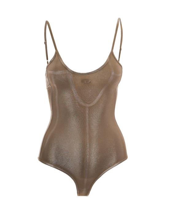26FW 디젤 바디수트 티셔츠 A24078 BEIGE