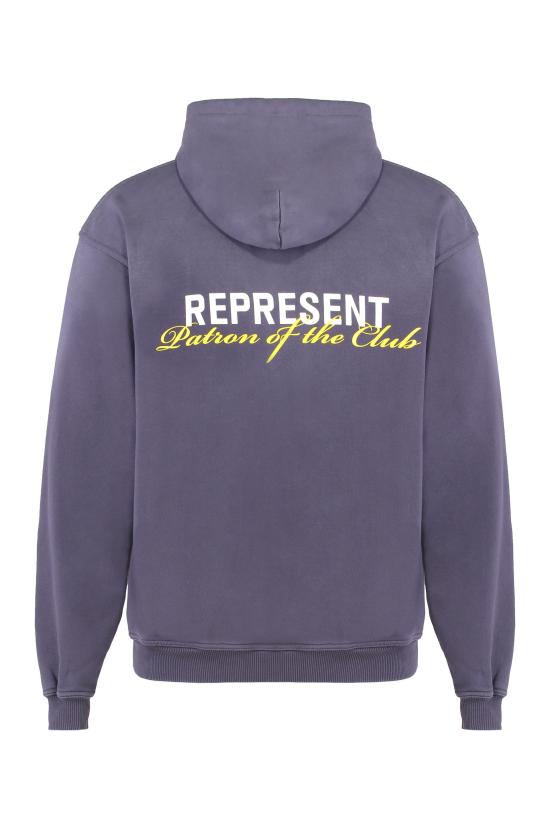 25FW 리프레젠트 후드 티셔츠 MLM4270 PURPLE - REPRESENT