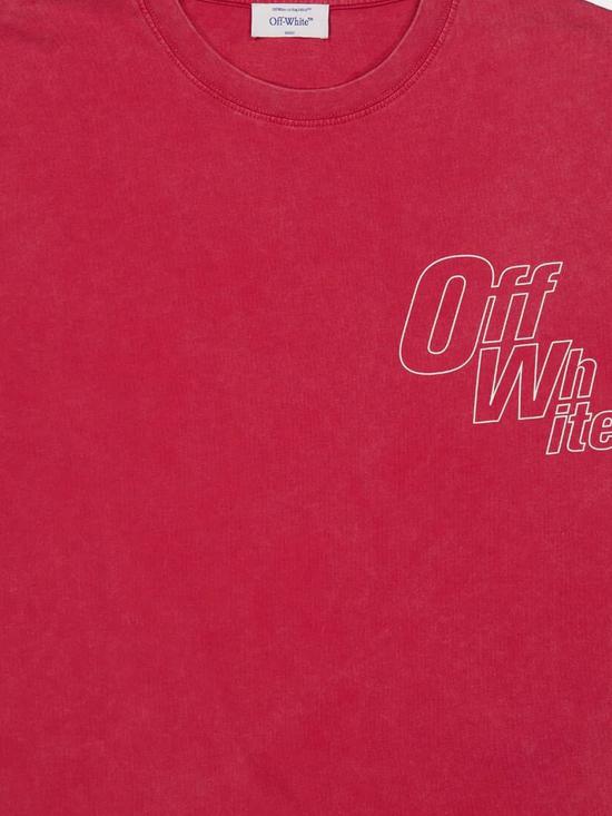 25FW 오프화이트 탑 OMAA027F25 RED - OFF WHITE