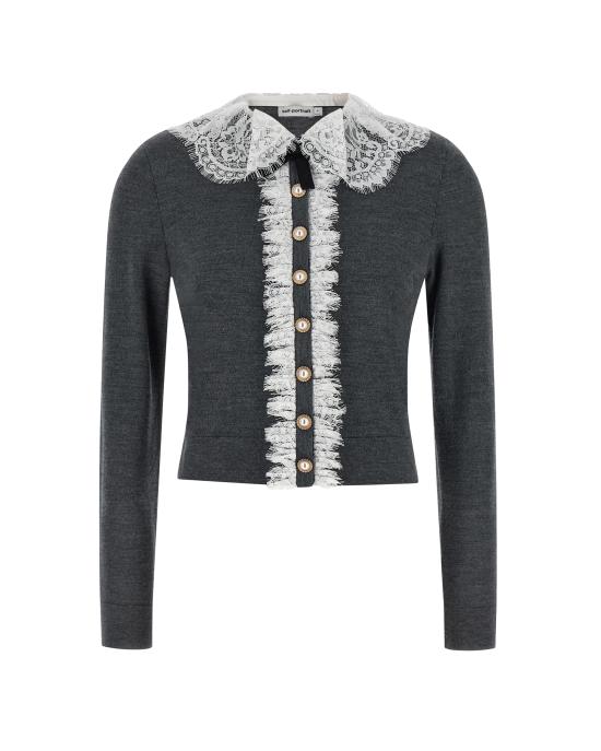 26FW 셀프 포트레이트 니트웨어 PF26134C GRAY