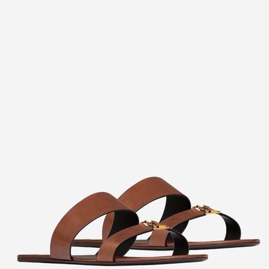 26SS 생로랑 샌들 860809 BROWN - SAINT LAURENT