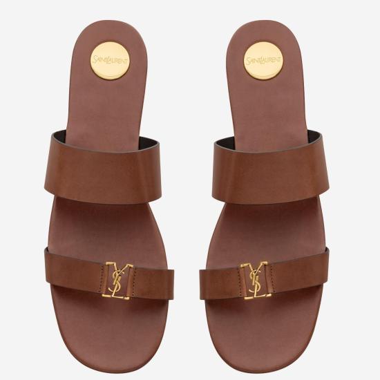 26SS 생로랑 샌들 860809 BROWN - SAINT LAURENT