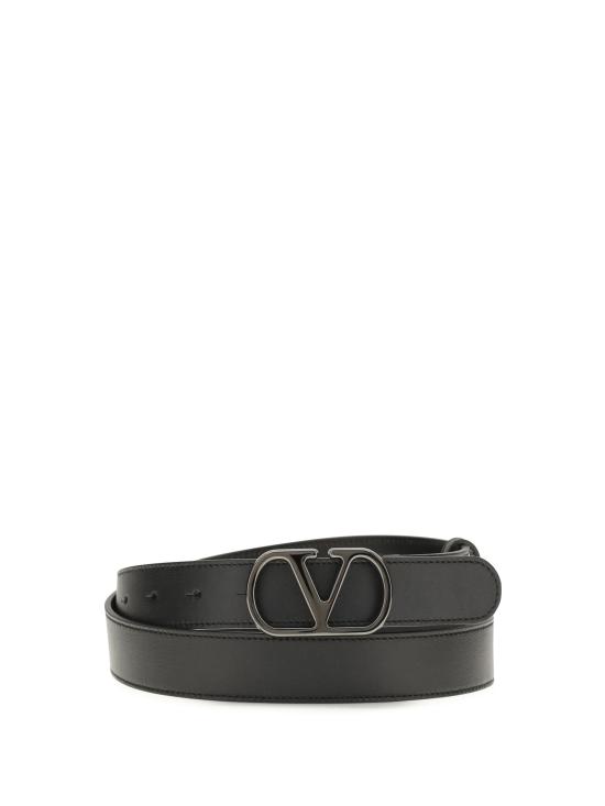 26FW 발렌티노 가라바니 가라바니 시그니처 레더 벨트 9Y2T0SM3BQT BLACK - VALENTINO GARAVANI
