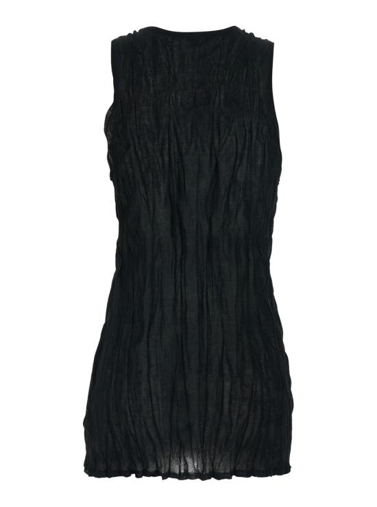 26SS 토템 민소매 티셔츠 262WRT0724YA0244 BLACK - TOTEME