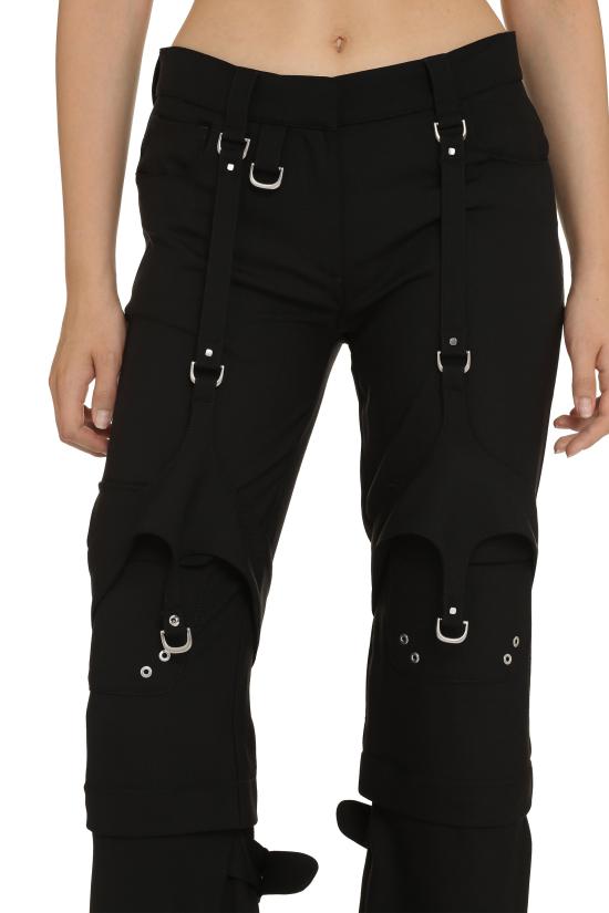  오프화이트 팬츠 OWCF020F23FAB001 BLACK - OFF WHITE