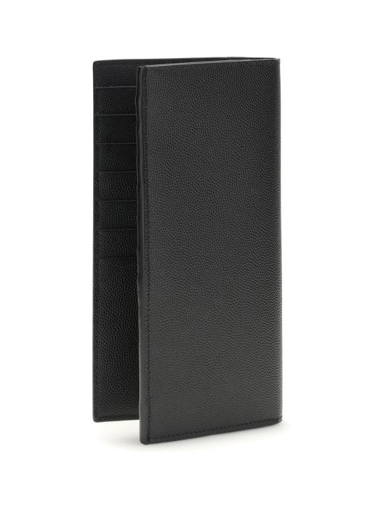 26SS 생로랑 그랑 드 뿌드르 엠보스드 레더 장지갑 396308BTY0N BLACK - SAINT LAURENT