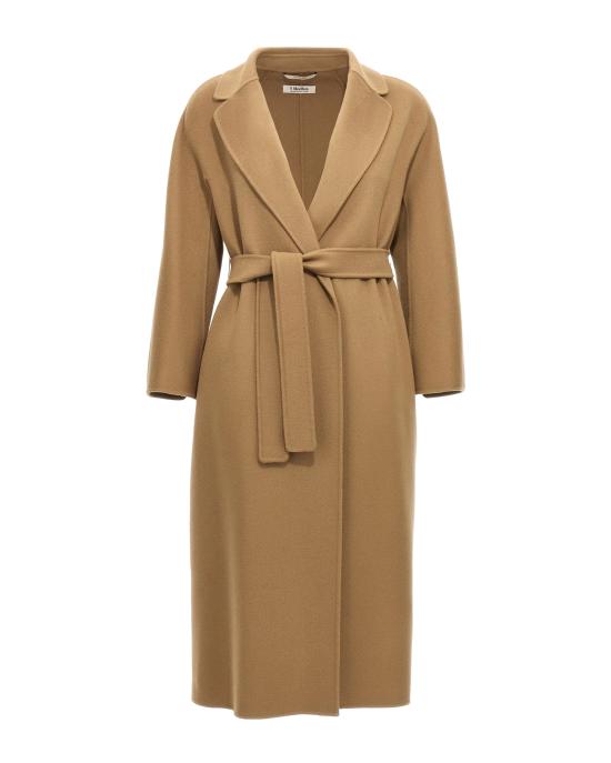 26FW 에스막스마라 에스막스마라 에스투리아 벨티드 울 코트 2629016101600 BEIGE