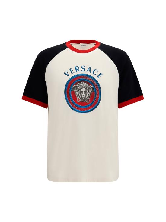 26FW 베르사체 탑 10255991A18502 WHITE - VERSACE