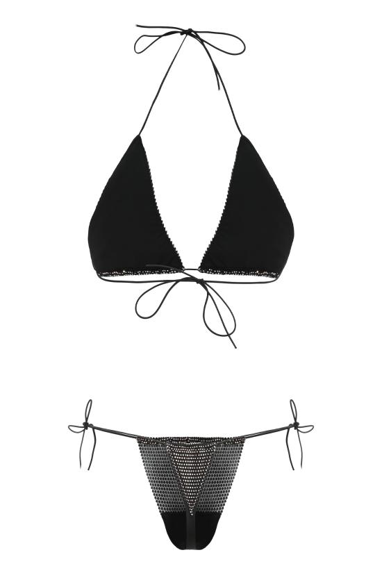  산타 브랜즈 비치웨어 ORCHID BIKINI BLACK - SANTA BRANDS