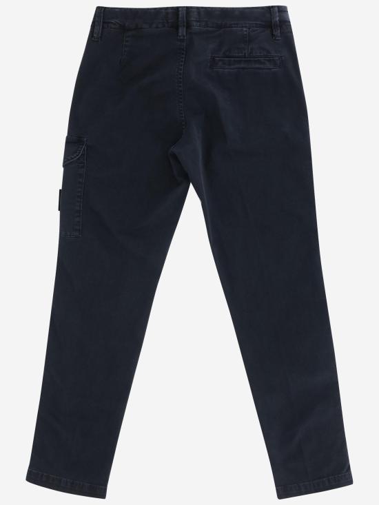 25FW 스톤 아일랜드 스트레치 오가닉 브로큰 트윌 코튼 올드 이펙트 카고 조거 팬츠 3100004 NAVY - STONE ISLAND