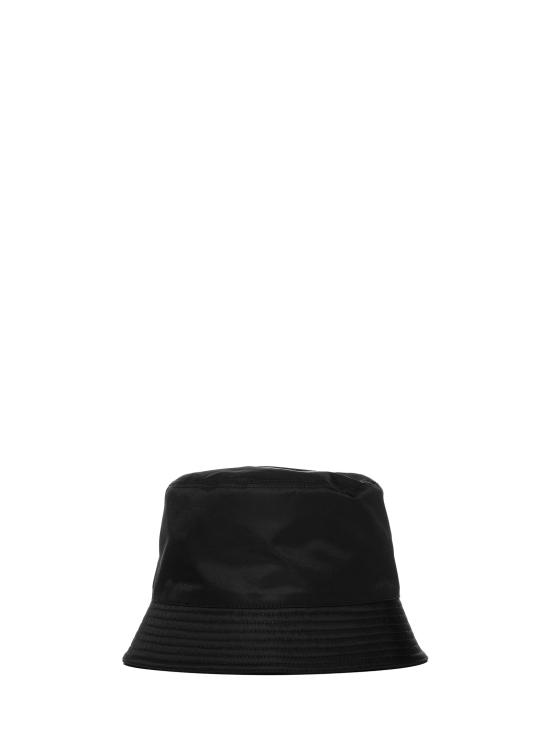 26FW 프라다 리나일론 삼각 로고 버킷 햇 2HC1372DMIF0002 BLACK - PRADA