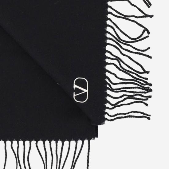 26FW 발렌티노 가라바니 머플러/스카프 9Y2ET028 BLACK - VALENTINO GARAVANI