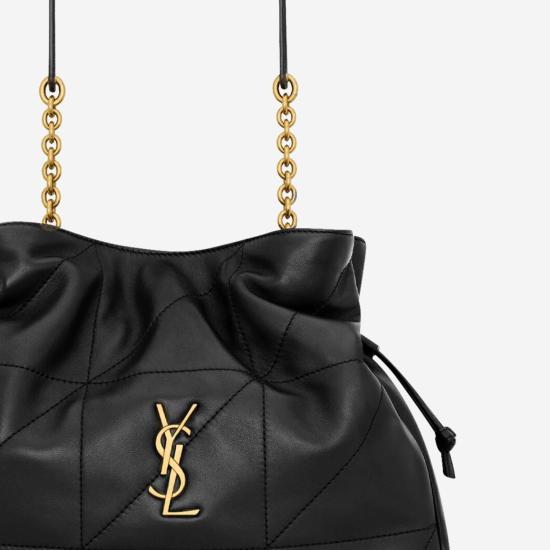 26FW 생로랑 제이미 램스킨 숄더 파우치 백 862712 BLACK - SAINT LAURENT