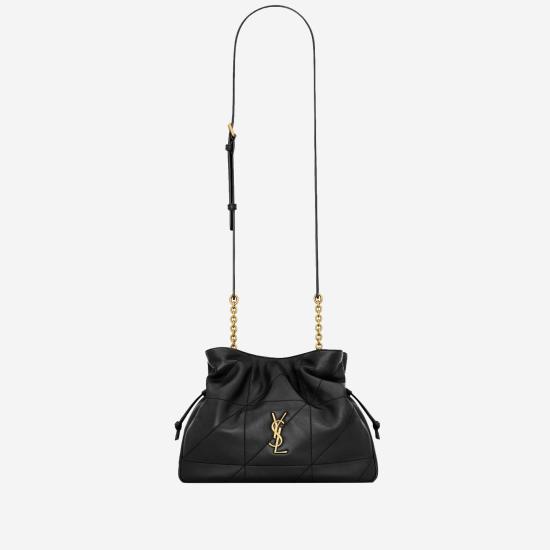26FW 생로랑 제이미 램스킨 숄더 파우치 백 862712 BLACK - SAINT LAURENT