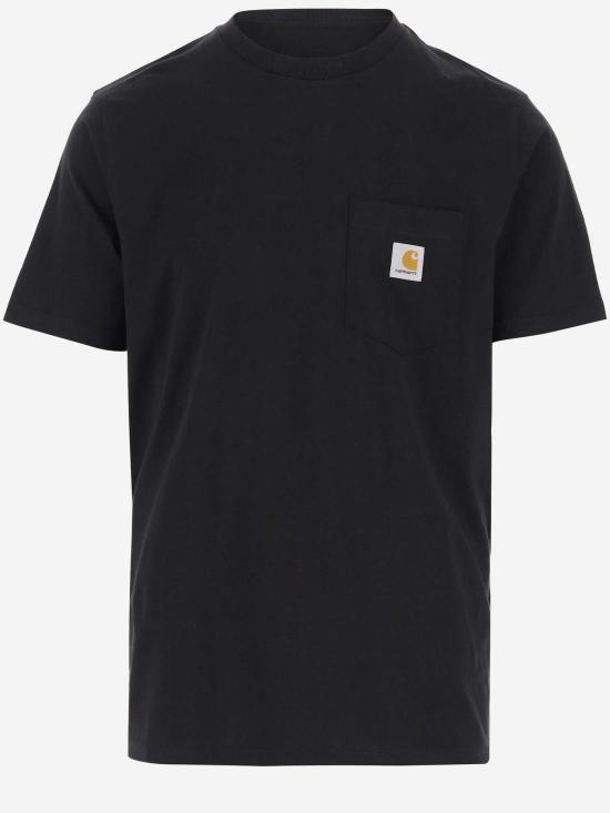 25FW 칼하트 WIP 숏슬리브 포켓 티셔츠 I030434 BLACK - CARHARTT WIP