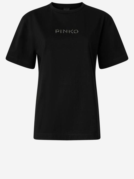 26SS 핑코 폴로 티셔츠 105526 BLACK