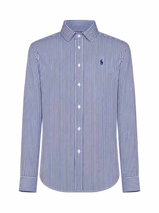 26FW 폴로 랄프로렌 스트라이트 셔츠 211891379 001 NAVY