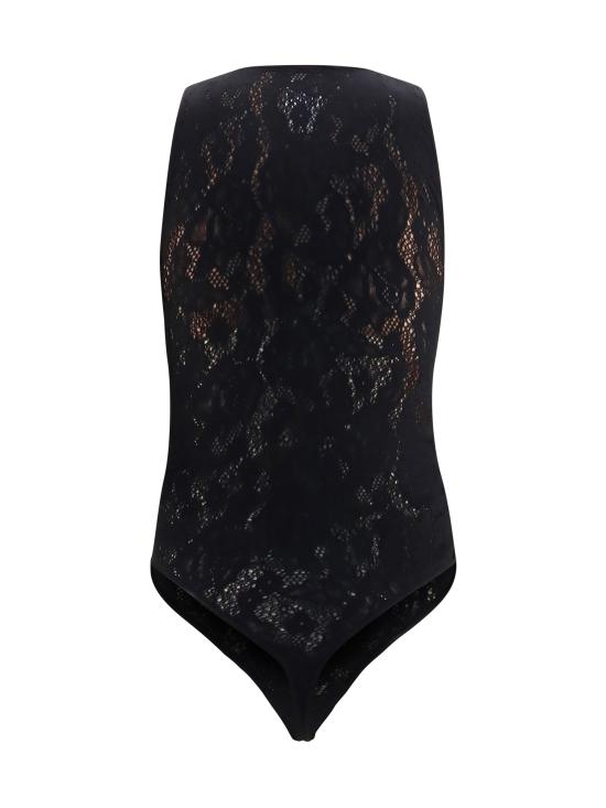 26FW 월포드 바디수트 티셔츠 79349 BLACK