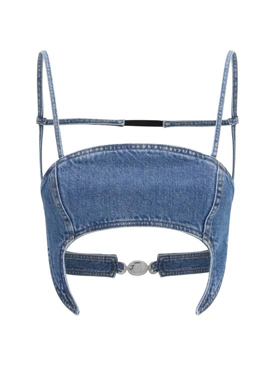 26SS 마린세르 바디수트 티셔츠 WTO465ACDEN0002 BLUE - MARINE SERRE