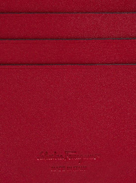 26SS 살바토레 페라가모 간치니 크레딧 카드 홀더 66A302 BLACK - SALVATORE FERRAGAMO