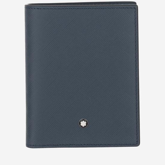  몽블랑 남성지갑 198843 BLUE - MONTBLANC