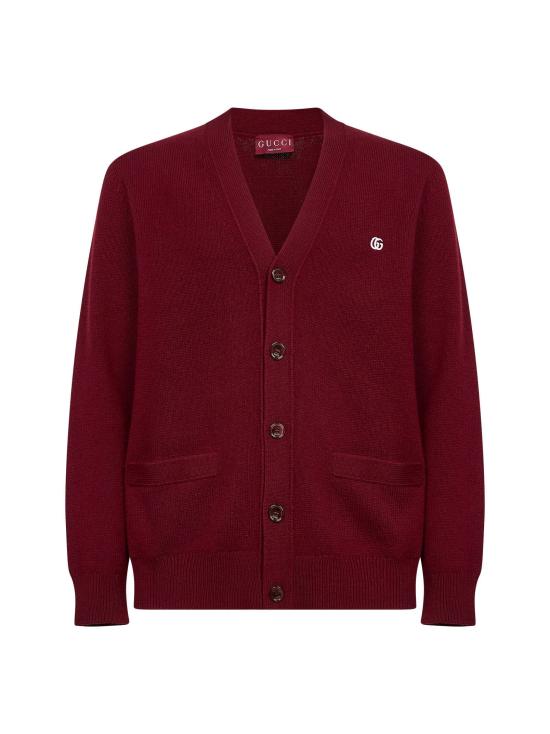 26SS 구찌 니트웨어 815009XKFAU6013 BURGUNDY