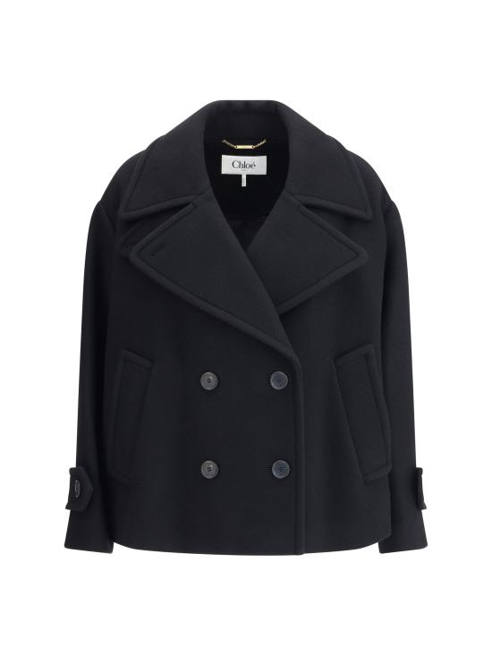 26FW 끌로에 코트 CH25AMA96952 BLACK - CHLOE