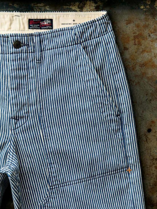  Imogene + Willie 데님 팬츠 이모진 + 윌리 헨시 워크팬츠 히코리 스트라이프 - OTHER BRANDS