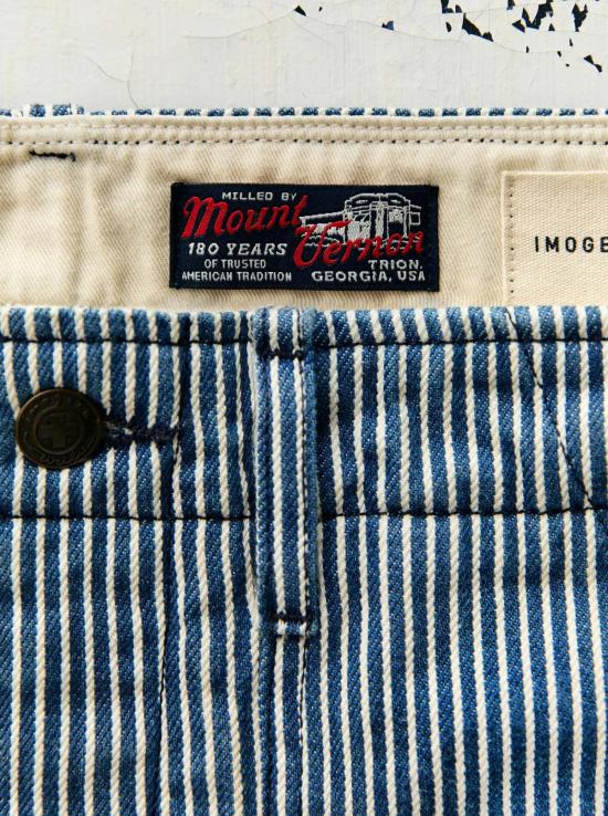  Imogene + Willie 데님 팬츠 이모진 + 윌리 헨시 워크팬츠 히코리 스트라이프 - OTHER BRANDS