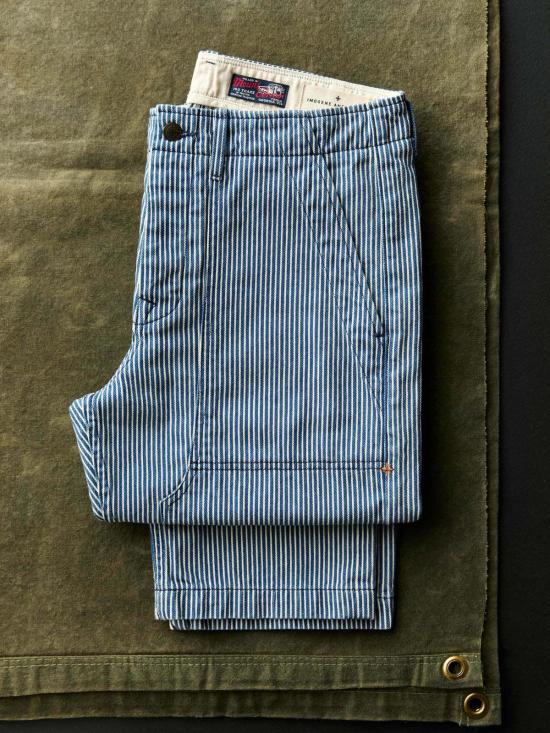  Imogene + Willie 데님 팬츠 이모진 + 윌리 헨시 워크팬츠 히코리 스트라이프 - OTHER BRANDS